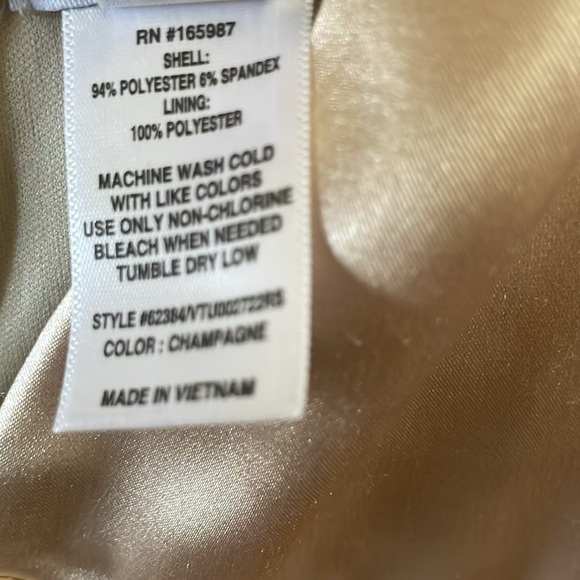 💕SALE 4 for $10💕⭕️ Alex B. Elegant Satin Sleeveless Dress - Picture 10 of 10